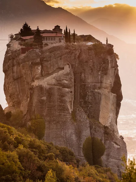 Mosteiro da Santíssima Trindade i em Meteora, Grécia — Fotografia de Stock