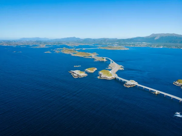 La carretera atlántica en Noruega — Foto de Stock