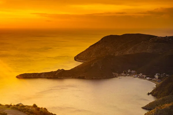 Güneş doğuşu Peloponnese mani Yunan Sahili — Stok fotoğraf