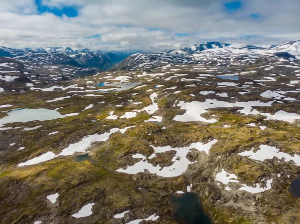 Bergen landschap. Noorse route Sognefjellet — Stockfoto