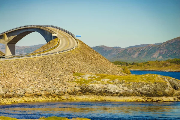 La strada atlantica in Norvegia — Foto Stock