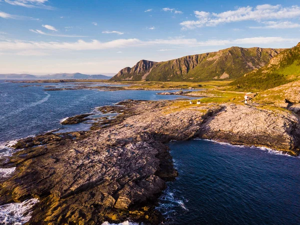 Seascape Andoya sziget Norvégia — Stock Fotó