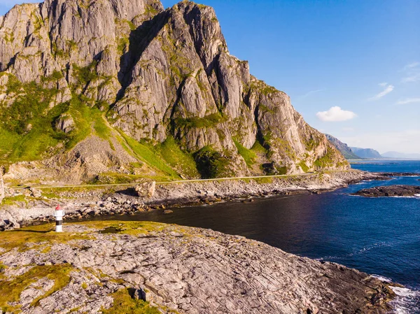 Zeegezicht op Andoya eiland Noorwegen — Stockfoto