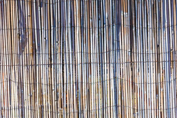 Brown bamboo fence close up — Stock Photo, Image