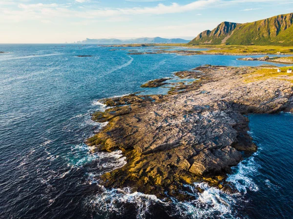 Paysage marin sur l'île d'Andoya Norvège — Photo