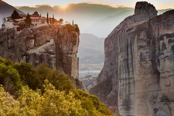 Монастир Святої Трійці я метеора, Греція — стокове фото