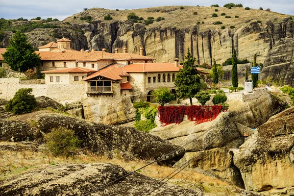 A Holy Trinity kolostor én Meteora, Görögország — Stock Fotó