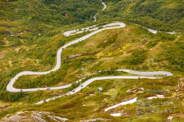 Road to Dalsnibba mountain, Norway — Stock Photo, Image