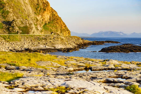 Seascape na ilha de Andoya Noruega — Fotografia de Stock