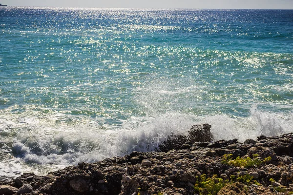 Sandy beach and coastline — Stock Photo, Image