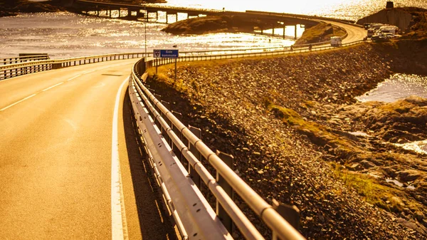 La carretera atlántica en Noruega — Foto de Stock