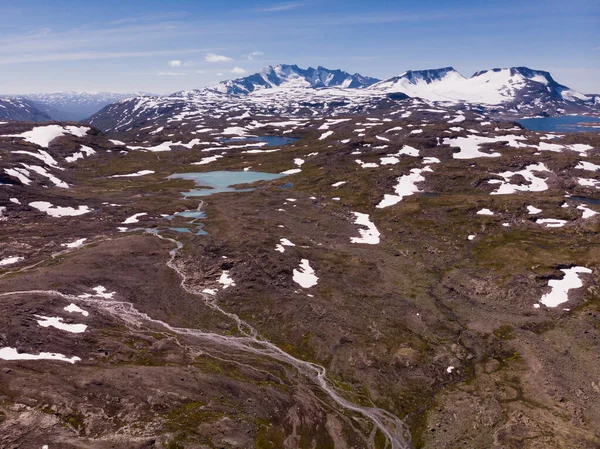 Dağlar manzara. Norveç yol Sognefjellet — Stok fotoğraf