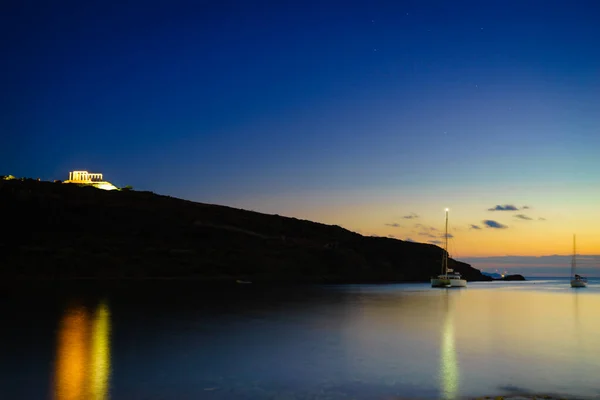 Temple grec de Poséidon, Cap Sounio — Photo