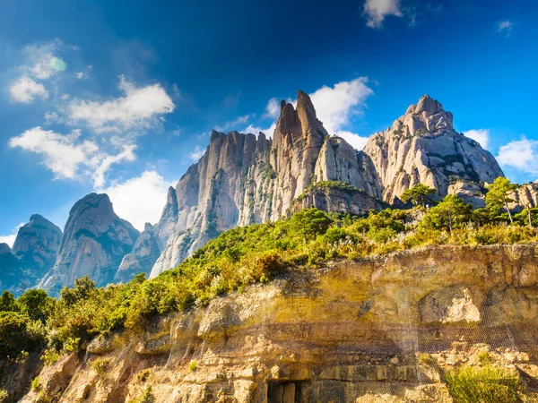 Montaña Montserrat Paisaje Rocoso Cataluña España — Foto de Stock