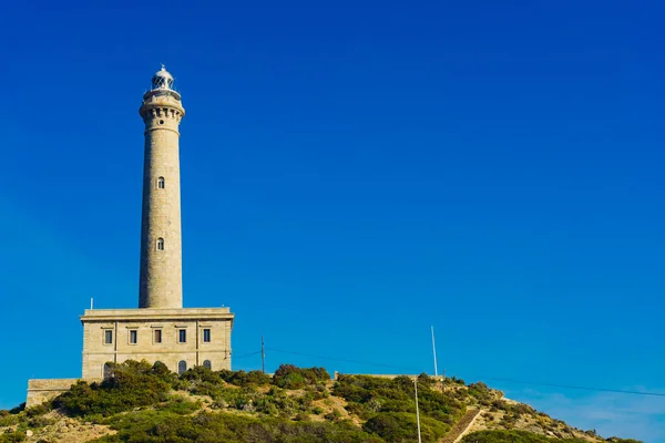 Leuchtturm Kap Palos Region Cartagen Murcia Spanien Touristische Seite — Stockfoto