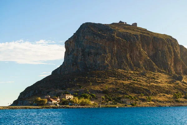 Yunan Adası Monemvasia Yunanistan Moreloponnese Nin Doğu Kıyısı Lakonia Seyahat — Stok fotoğraf