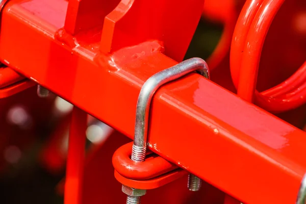 Landbouwmaterieel Bout Bij Landbouwmachines Detailweergave — Stockfoto