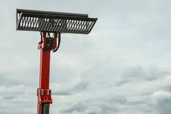 Industrial Hay Telehandler Sky Telescopic Handler Agricultural Machinery Farm Equipment — Stock Photo, Image