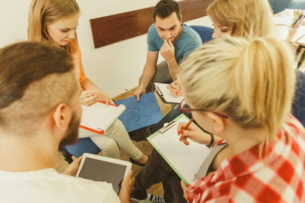 Equipo Colaboración Reunión Concepto Puesta Marcha Diversidad Masculina Femenina Jóvenes — Foto de Stock