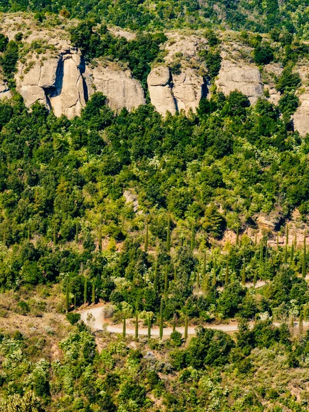 Montagne Montserrat Paysage Rocheux Catalogne Espagne — Photo