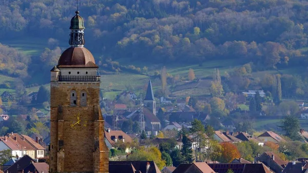 Arbois Città Nel Cuore Della Regione Vinicola Del Giura Nella — Foto Stock