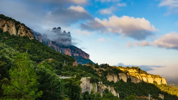 Montagna Montserrat Paesaggio Roccioso Catalogna Spagna Luogo Visitare — Foto Stock