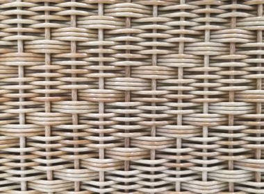 Arka plan ve hasır sepetleri, rattan dizayn dokusuna