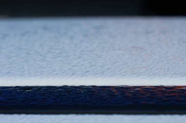 su damlası ve dokulu arka plan bulanık ve