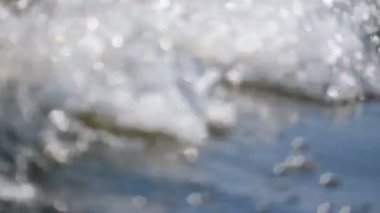 Bokeh ve arka plan bulanık su