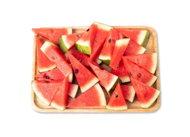 karpuz parçalar halinde kesilmiş