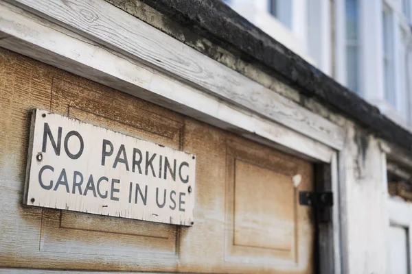 "Tabulkou" zákaz parkování — Stock fotografie