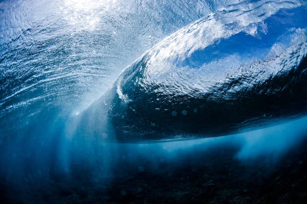 Abstrakter Hintergrund Mit Blauem Wasser Unterwasserblick — Stockfoto