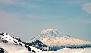 Mount Adams Washington Cascade Dağları görünümünden Tatoosh aralığı