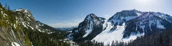 Alpental Hegyi Washington Usa Panoráma Télen — Stock Fotó