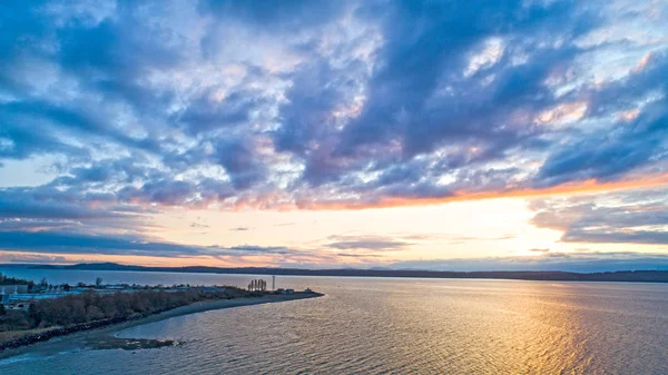 Discovery Park Lighthouse Peninsula Point Seattle Washington — Stock Photo, Image