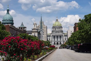 Harrisburg Pennsylvania ABD Eyalet başkenti tarihi mimarlık
