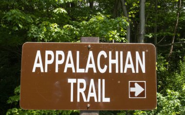 Sağ işaret Appalachian iz işareti ok