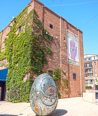 Baltimore, Maryland/Amerika Birleşik Devletleri - 24 Mayıs 2018: Amerikan vizyoner Sanat Müzesi