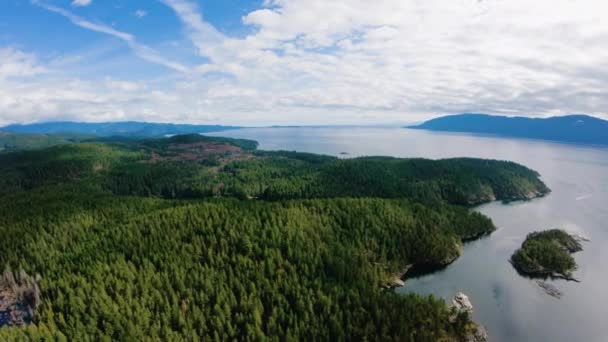 Île Nelson Cockburn façon Bc Sunshine Coast antenne