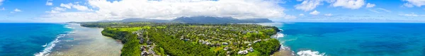 普林斯维尔考艾岛夏威夷360空中全景 — 图库照片