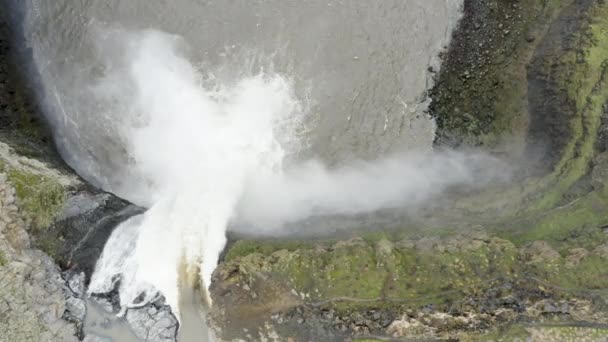 Levantándose Por Encima Enormes Caídas Agua — Vídeos de Stock