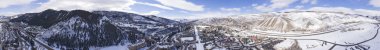 Avon Colorado 360 anteni Panorama Beaver Creek Vail kartal Vadisi