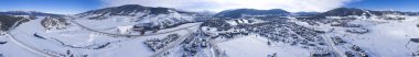 Dillon Siverthorne Colorado 360 havadan panoramik görünümü