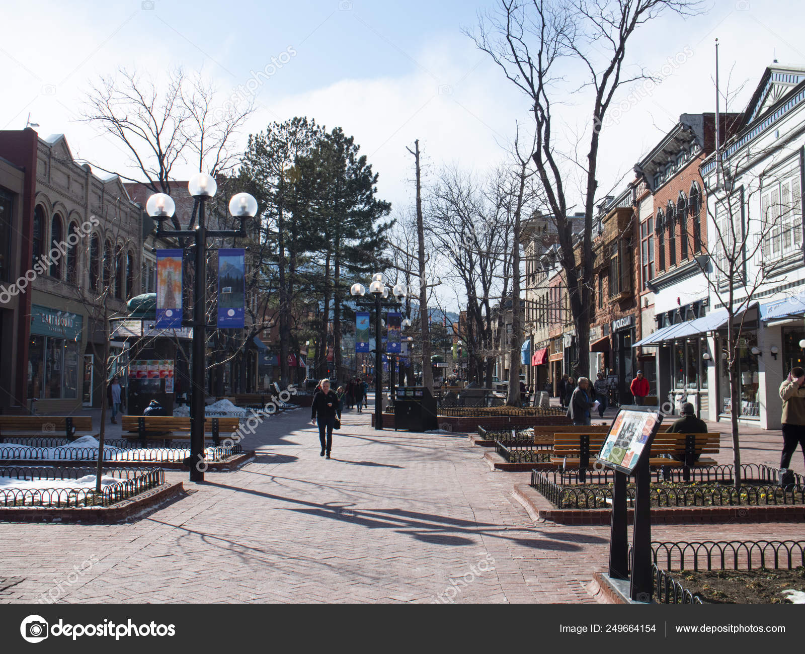 Boulder Colorado Pearl Street Mall Stock Editorial Photo C Cascadecreatives 249664154