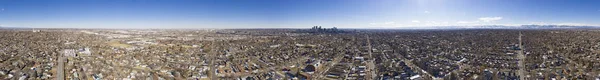 Nordvästra Denver Colorado antenn Panorama — Stockfoto
