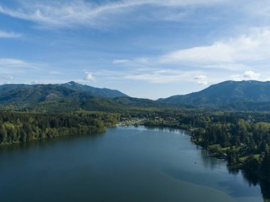 Mineral Washington küçük kasaba dağ ormanı Gölü