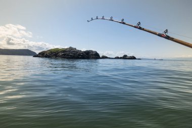Rocky San Juan Adaları yakınında kutup Ile hat balıkçılık