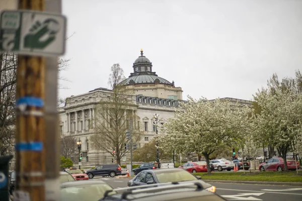 Bibliothèque du Congrès Washington DC Building Street View — Photo