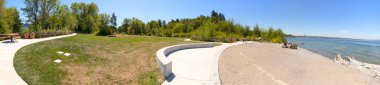 Calkins Point Sand Beach-Luther Burbank Park-Mercer Adası W
