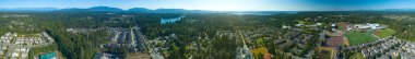 Sammamish Washington Usa Pine Lake Neighborhood Havadan Panoramik Görünüm